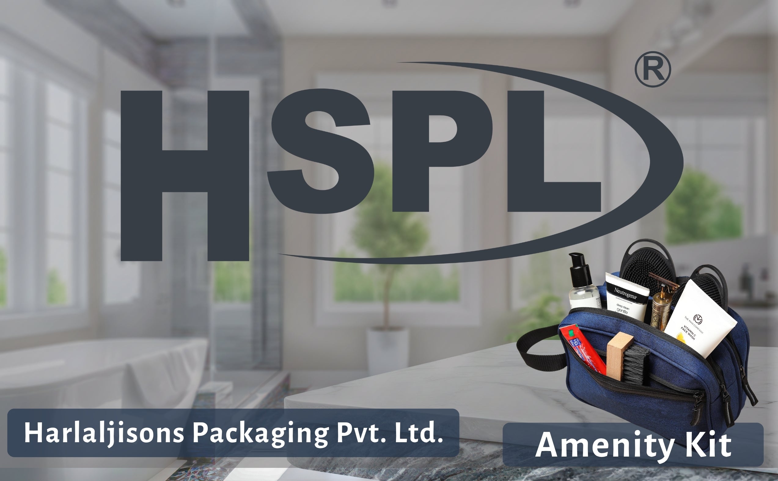 HSPL Travel Toiletry Organizer Bag – Large Capacity 4-Zipper Wash Pouch