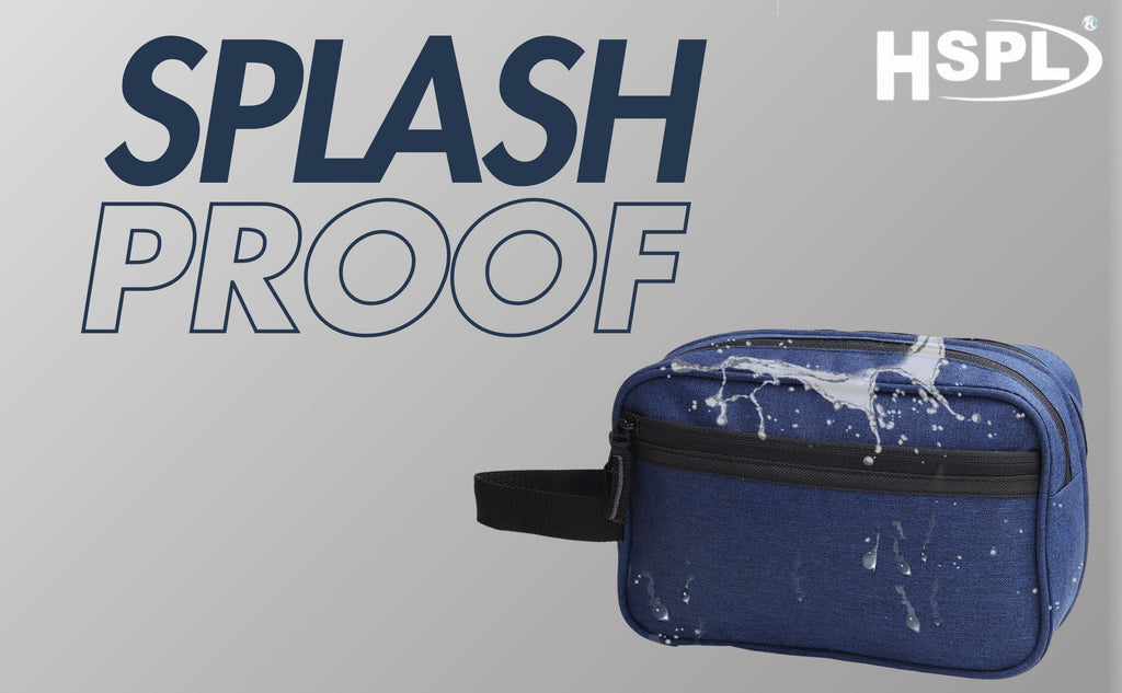 HSPL Travel Toiletry Organizer Bag – Large Capacity 4-Zipper Wash Pouch