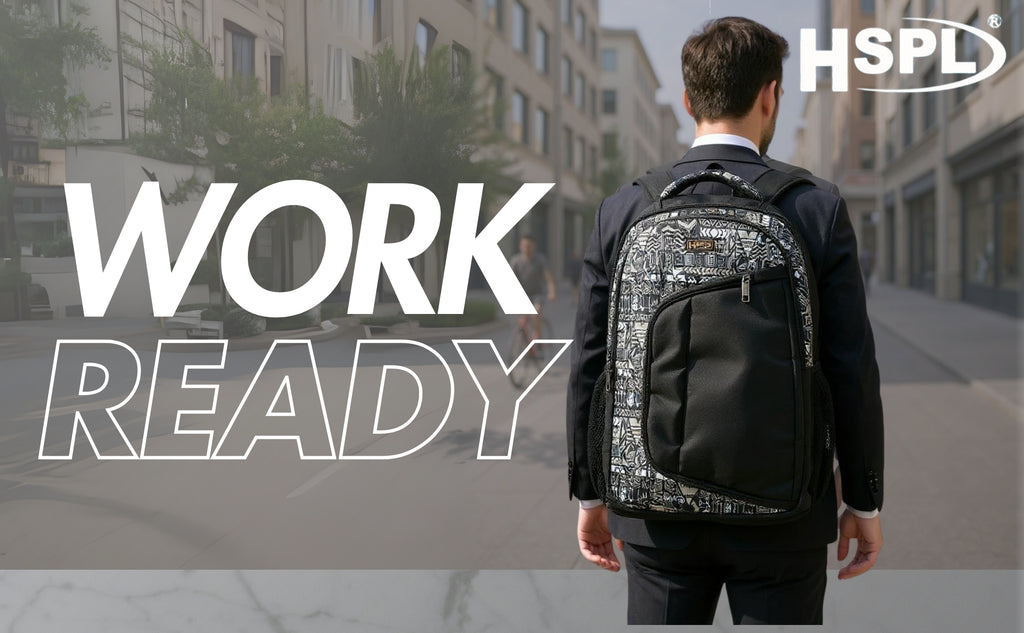 HSPL Printed Laptop & Study Backpack