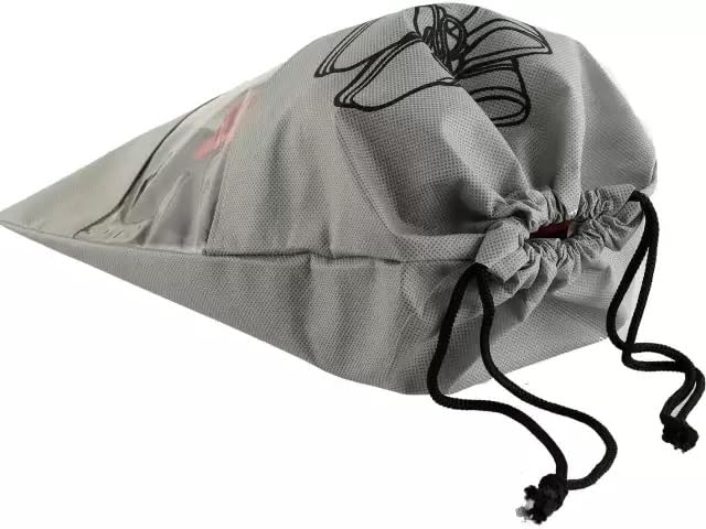 HSPL Reusable Non-Woven Shoe Storage Bags with Transparent Window – Pack of 6