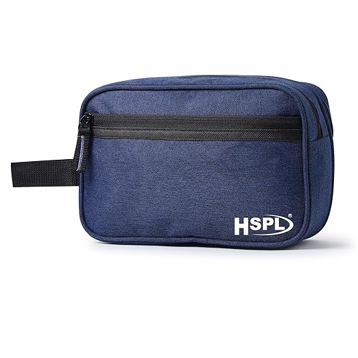 HSPL Travel Toiletry Organizer Bag – Large Capacity 4-Zipper Wash Pouch