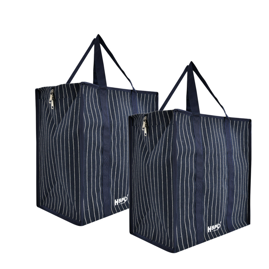 Pair of HSPL Premium Utility Storage Tote Bag