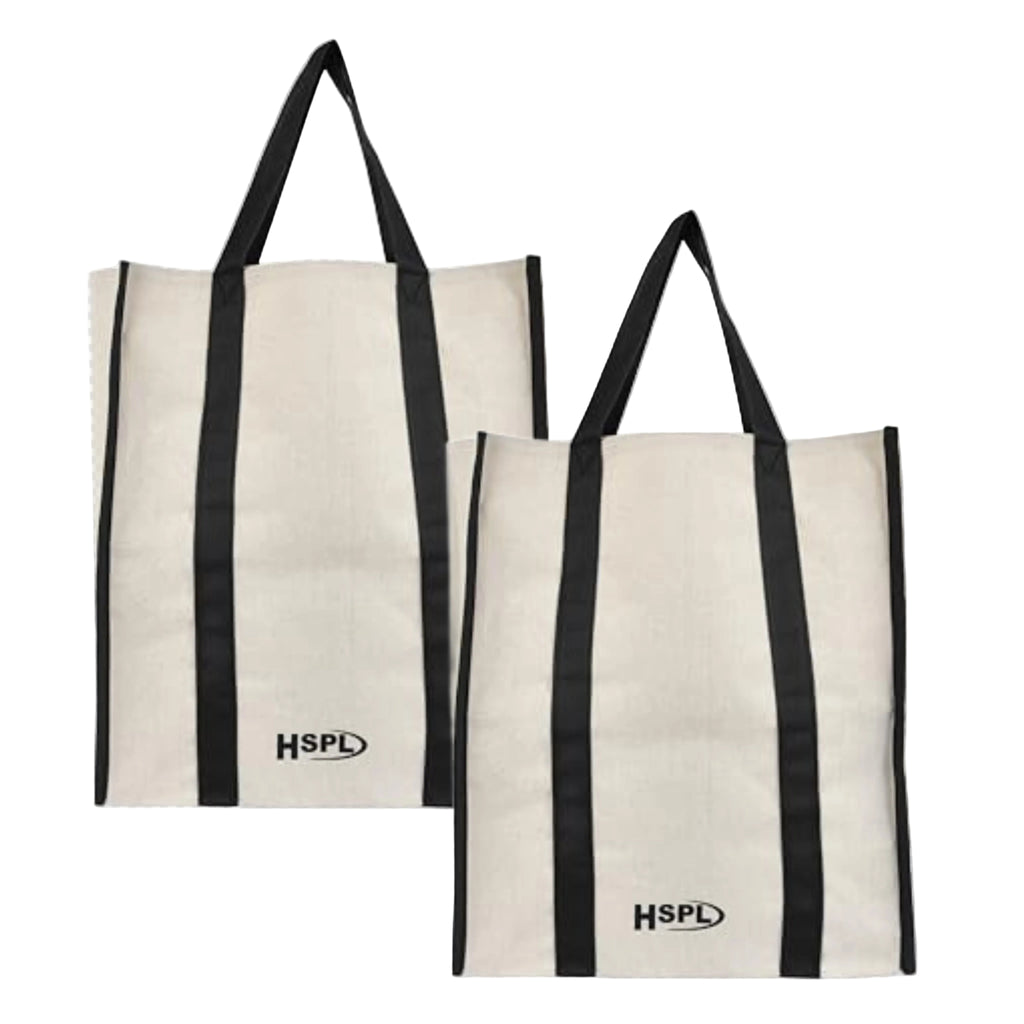 HSPL Eco-Friendly Canvas Tote Bag( PACK OF 2)