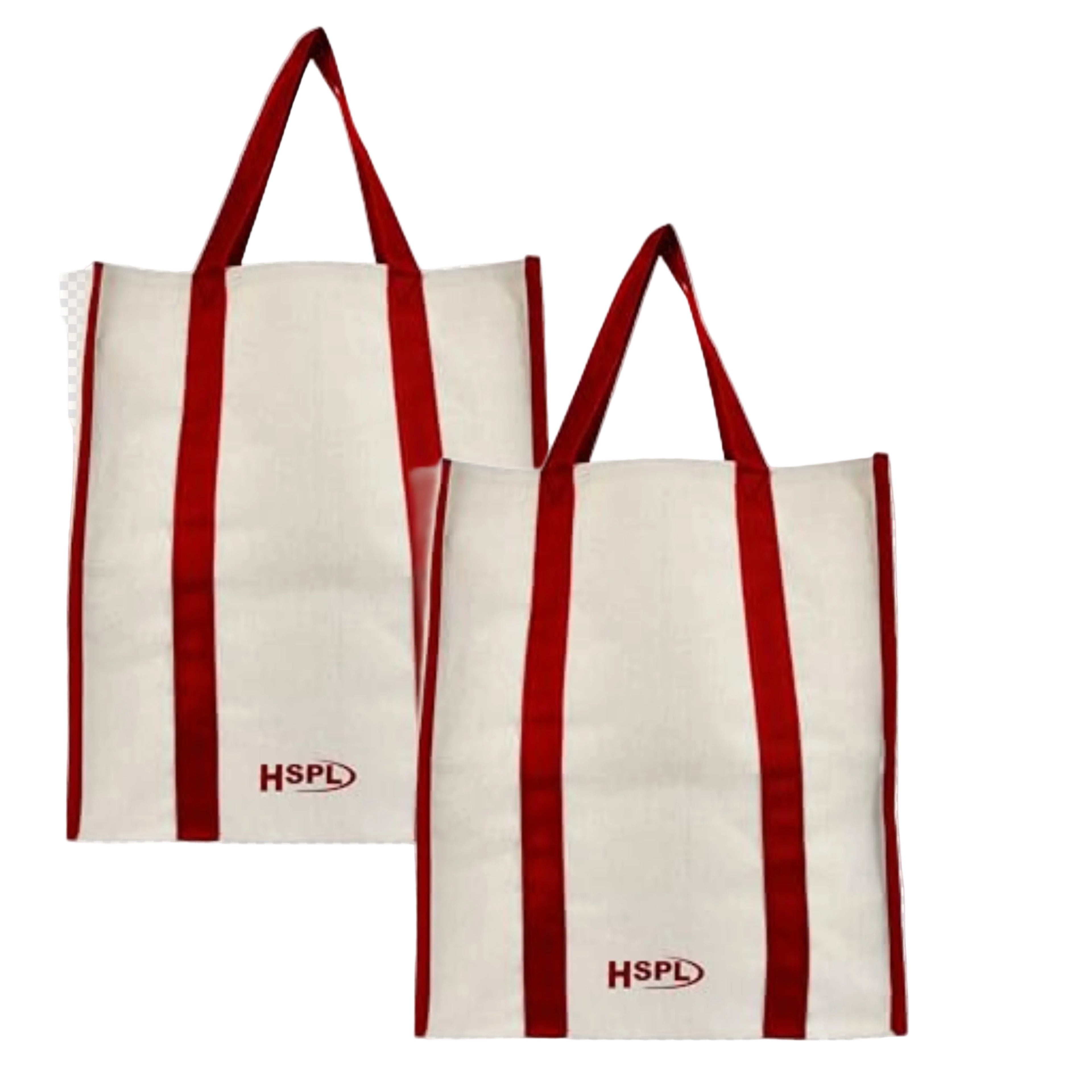 HSPL Eco-Friendly Canvas Tote Bag( PACK OF 2)